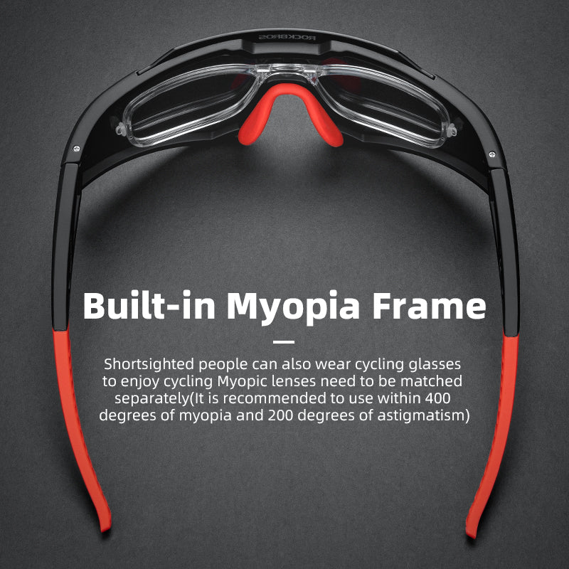 ROCKBROS Photochromic Goggle Cycling Sunglasses Sport Road Mountain Bike Glasses