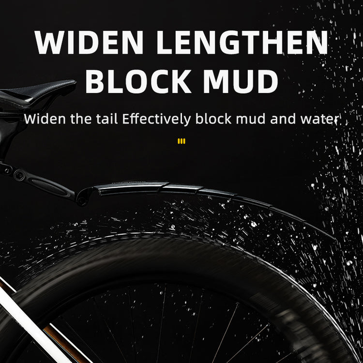 ROCKBROS Adjustable MTB Mountain Bike Mudguard Cycling Bicycle Front Rear Fenders
