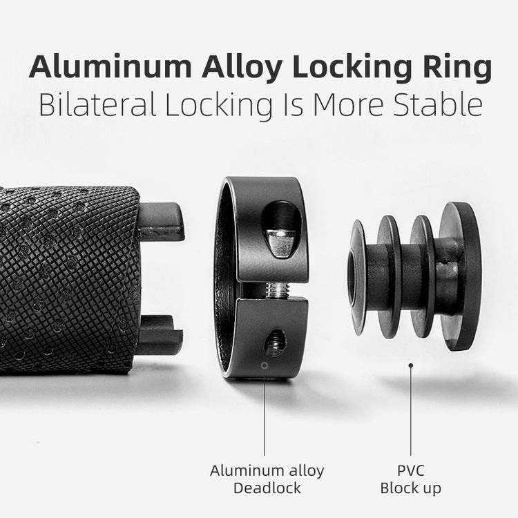 ROCKBROS Bicycle Handlebar Cover Mountain Bike Handlebar Locking Anti-skid Handlebar Grips PU Handle Grip Accessories