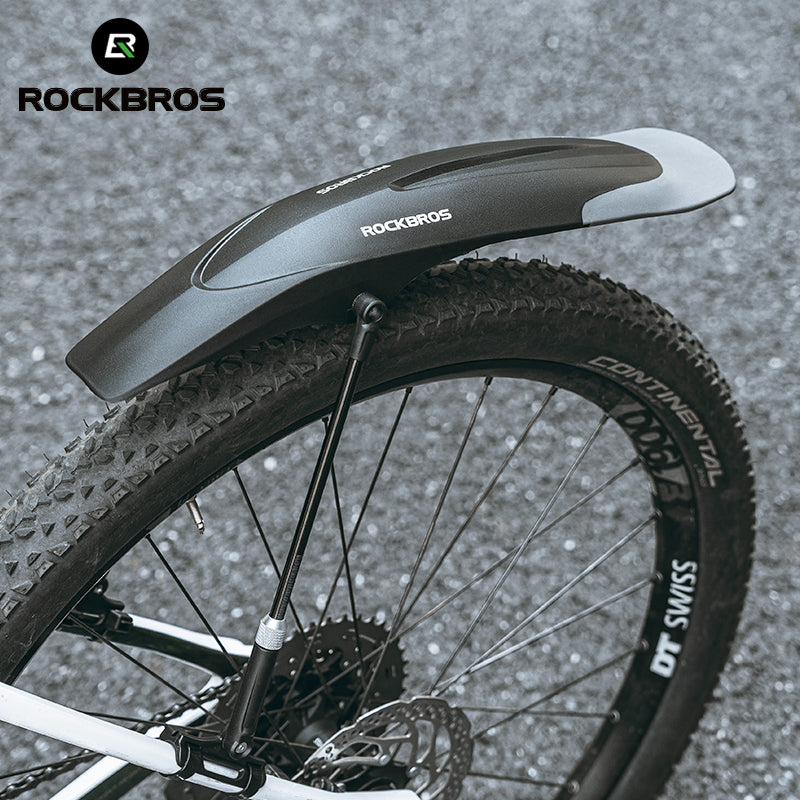 ROCKBROS Mountain Bike Front&Rear Fenders 26-29 inch MTB Mudguard Adjustable Quick Release