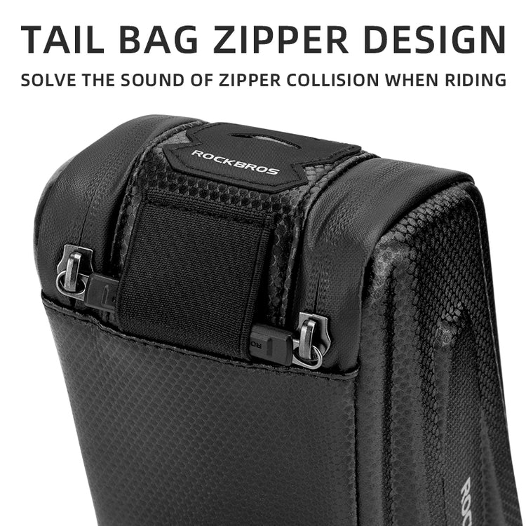 ROCKBROS Bike,Bicycle Saddle Bag Under Seat 3D Hard Shell Bike Seat Bag with Silver Reflective Strip Bike Bag for Mountain Road Bikes, Quick Release 1.7L