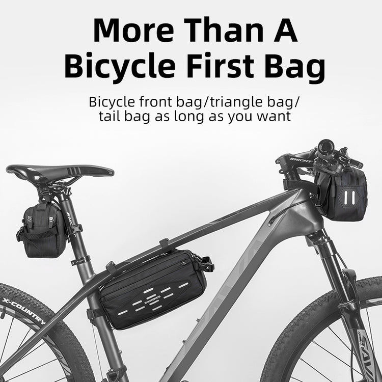 ROCKBROS Cycling Bag Bike Front Handlebar Bicycle Frame Bag Waterproof MTB Bike Bag 2L
