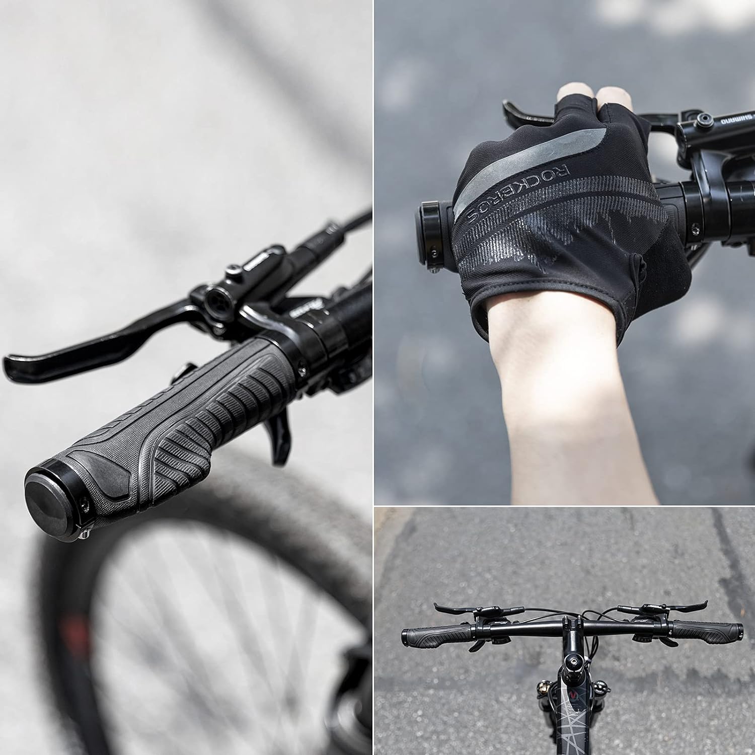 Double Lock Rubber Handlebar Grips