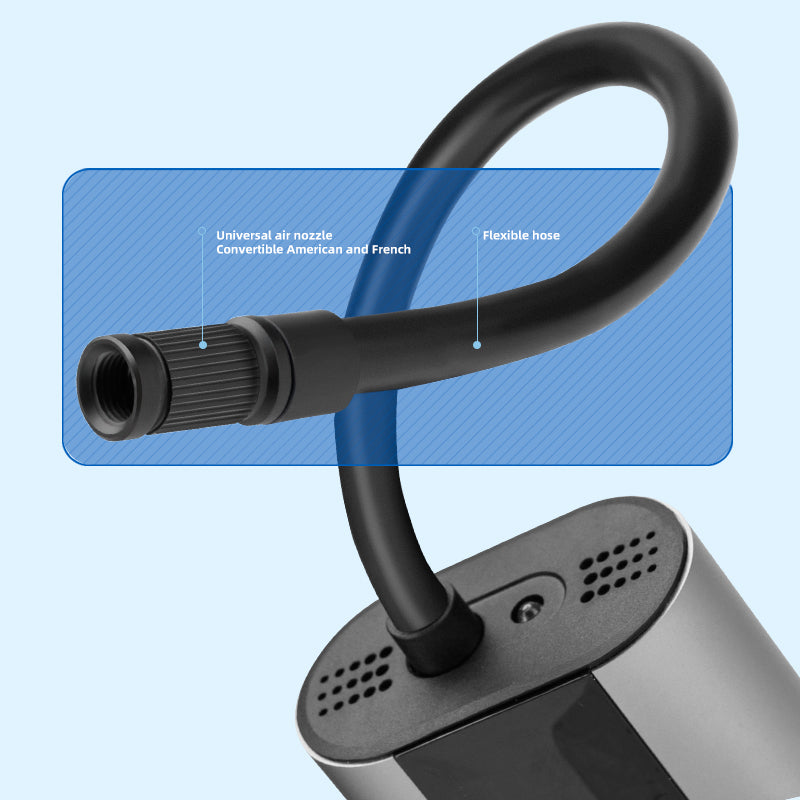 ROCKBROS Electric Bike Pump with Digital Display Schrader/Presta Valve