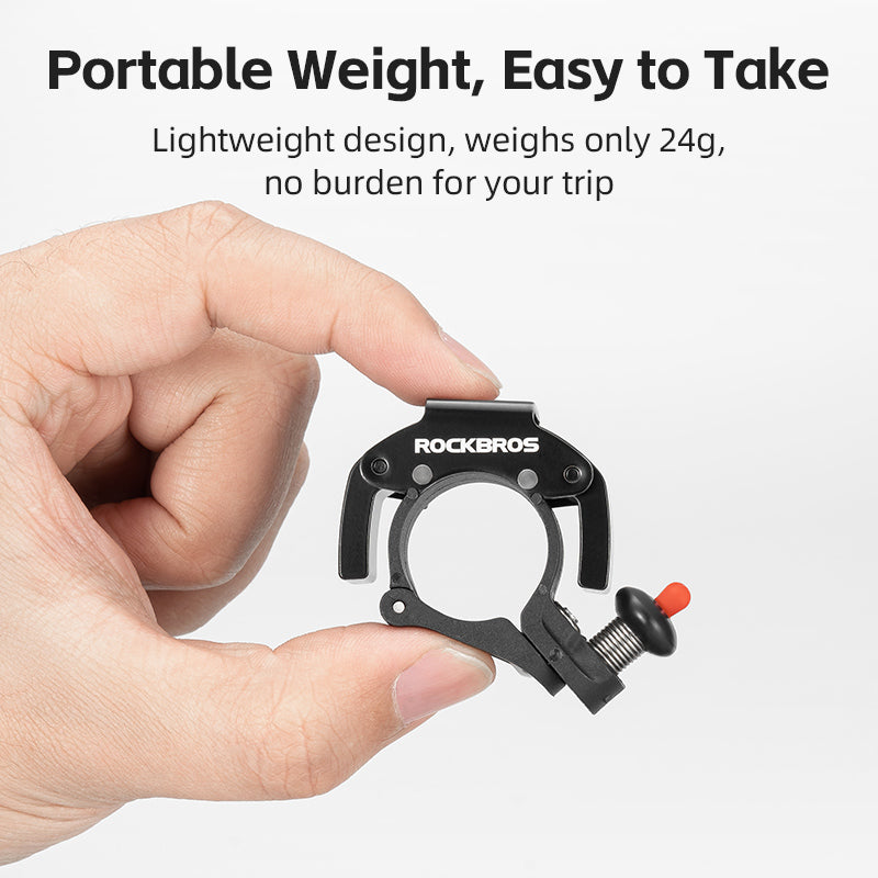 ROCKBROS Bike Bicycle Mini Hidden Bell Loud Sound 100dB Safety Cycling Accessories