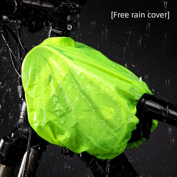 ROCKBROS Bike Front Frame Handlebar Phone Mount Bag Bicycle Top Tube Bag Waterproof Cycling Accessories Bike Pouch with 360° Rotation Phone Holder Fit Smartphone Below 6.7''