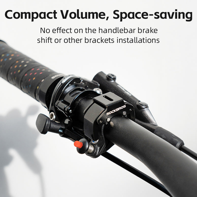 ROCKBROS Bike Bicycle Mini Hidden Bell Loud Sound 100dB Safety Cycling Accessories