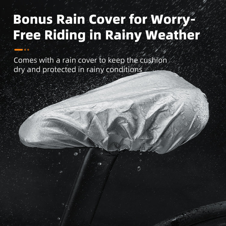 ROCKBROS Bicycle Bike Saddle Seat Cover Silicone Gel Shockproof Breathable