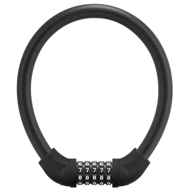ROCKBROS Bike Lock 5 Digit Cable Lock Lightweight Bicycle Lock Combination Portable Lock