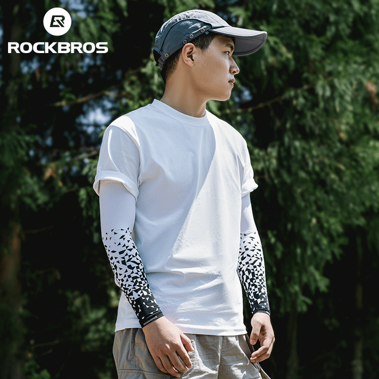 ROCKBROS Sun Protection Arm Sleeves Cooling Running