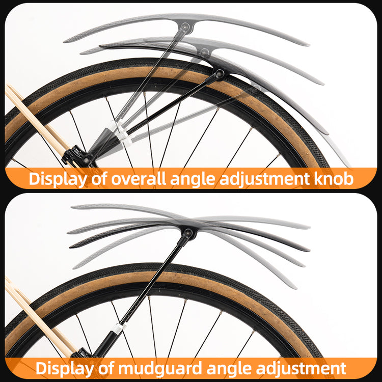 ROCKBROS Road Bike Front Or Rear Fender Quick Release Cycling Bicycle Mudguard Adjustable