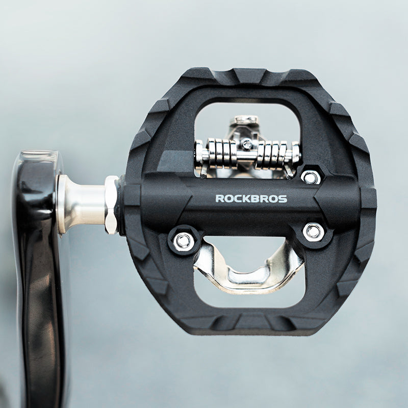 ROCKBROS Bicycle Lock Pedals SPD For Shimano MTB Road Sealed Bearing Cleats