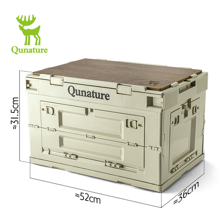 Qunature Folding Camping Storage Box Outdoor Traveling Picnic Container 26/60L
