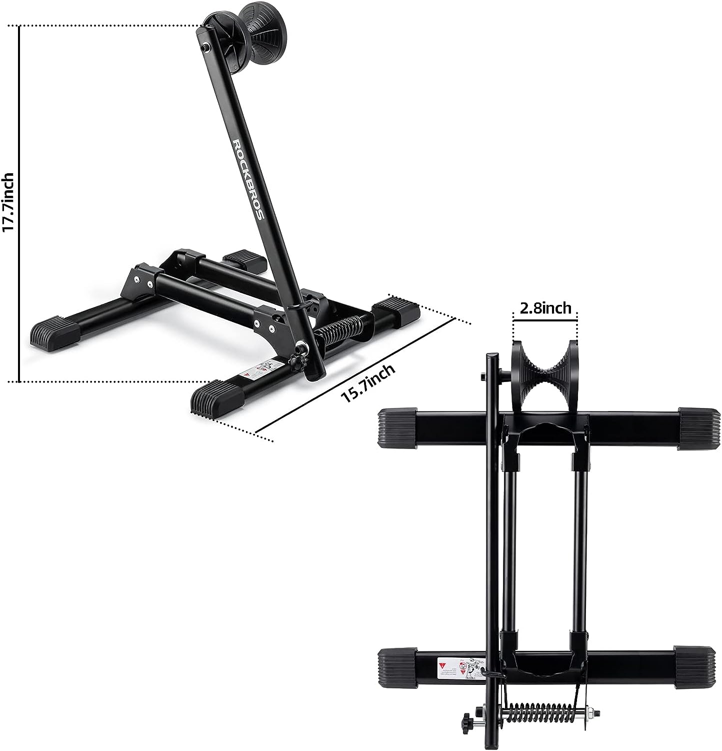 ROCKBROS Foldable Floor Bike Stand for Garage