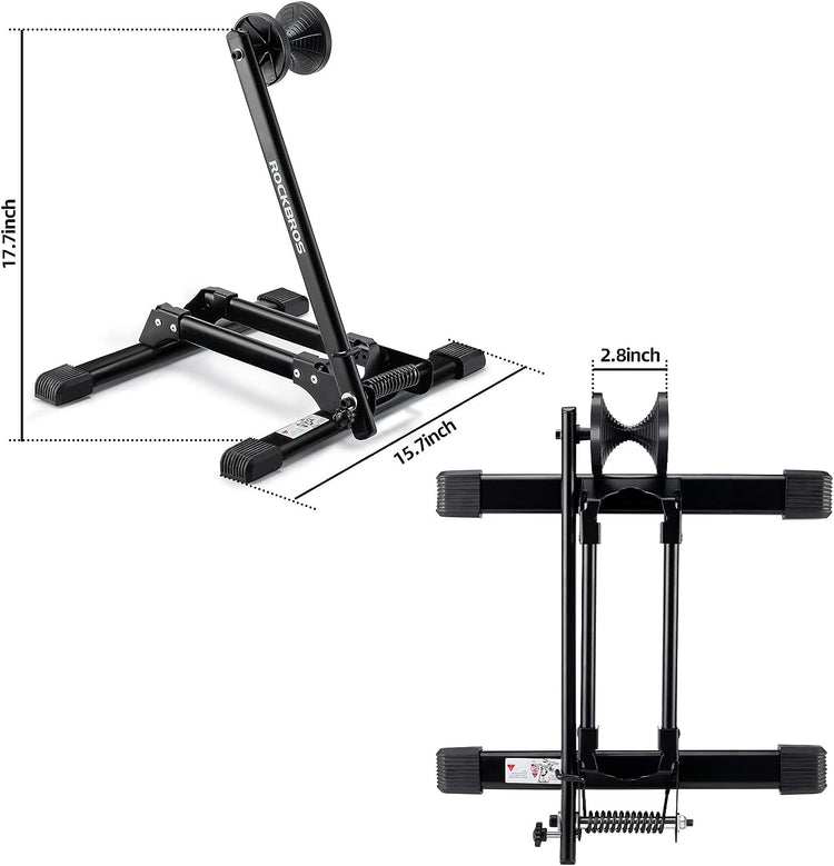 ROCKBROS Foldable Floor Bike Stand for Garage
