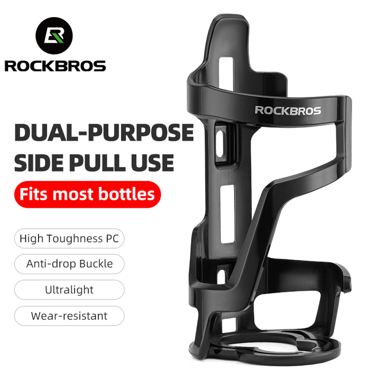 ROCKBROS Cycling Bottle Cage Light Weight Water Bottle Holder for MTB Road Bike Plastic Dustproof Bottle Cage