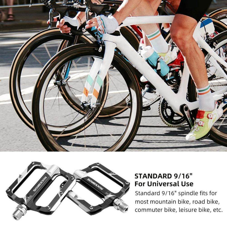 ROCKBROS Flat Lightweight Pedals in Various Colours