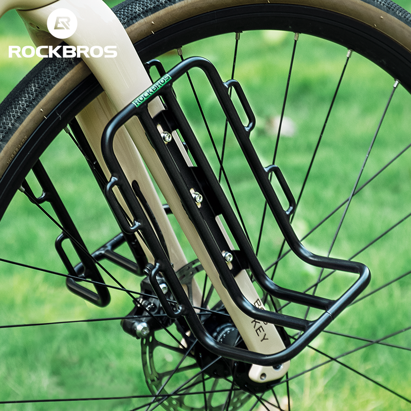 ROCKBROS Bicycle Front Fork Rack & Cargo Bag MTB Bike Front Carrier Rack