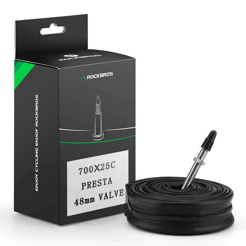 rockbros mtb and road bike inner tube for reliable cycling
#option_MTB 26in 1.95/2.125 schrader 48mm