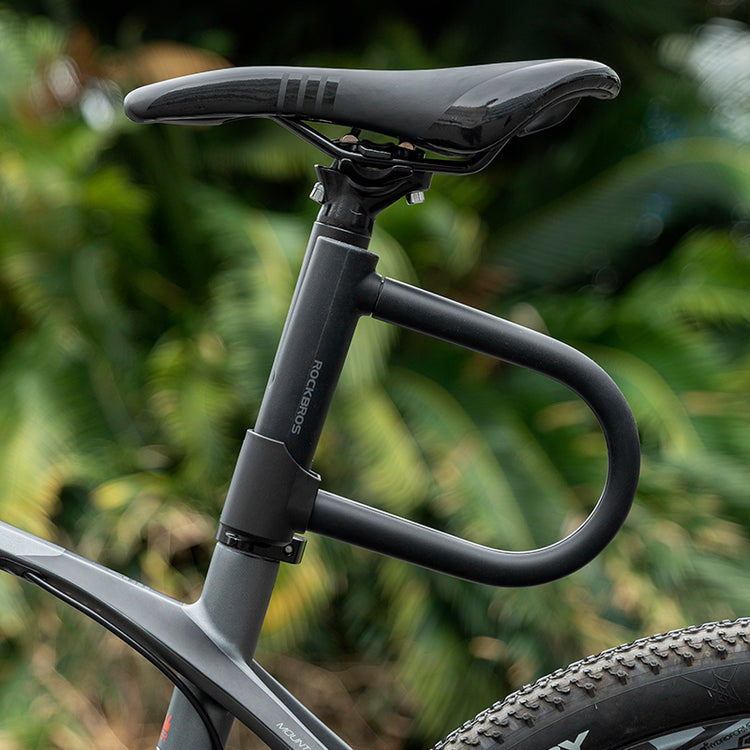 ROCKBROS Cycling Bicycle U Lock Anti-Theft Security Bike Cable Lock 3 Keys