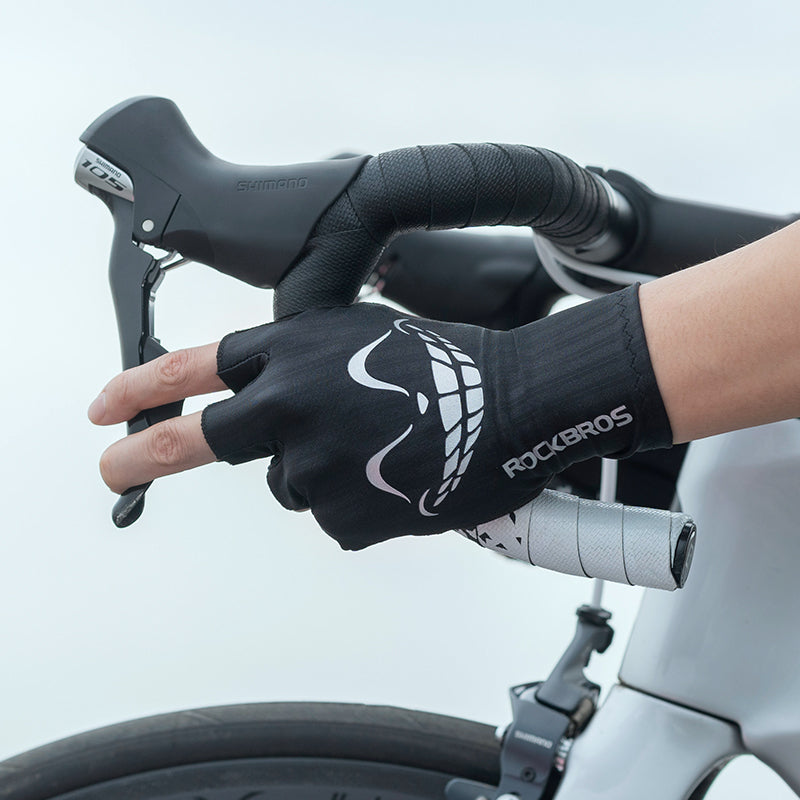 ROCKBROS Bicycle Bike Cycling Gloves Fingerless Shockproof Lightweight