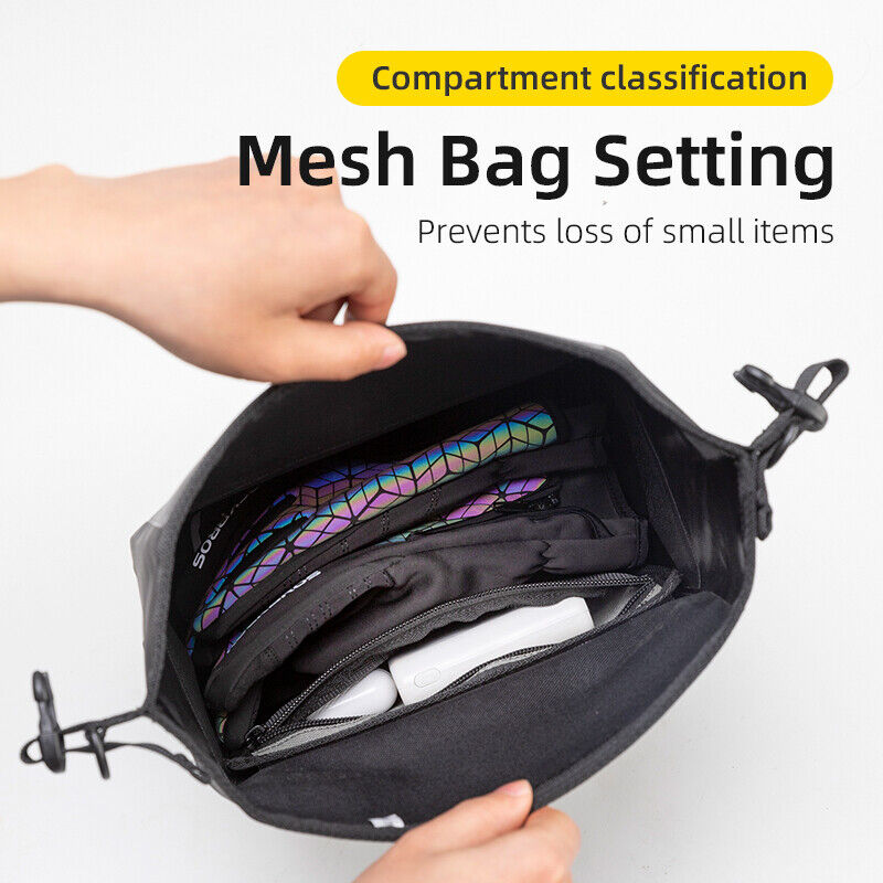 ROCKBROS Bike Handlebar Bag Waterproof 3L (Strap Mount Only)