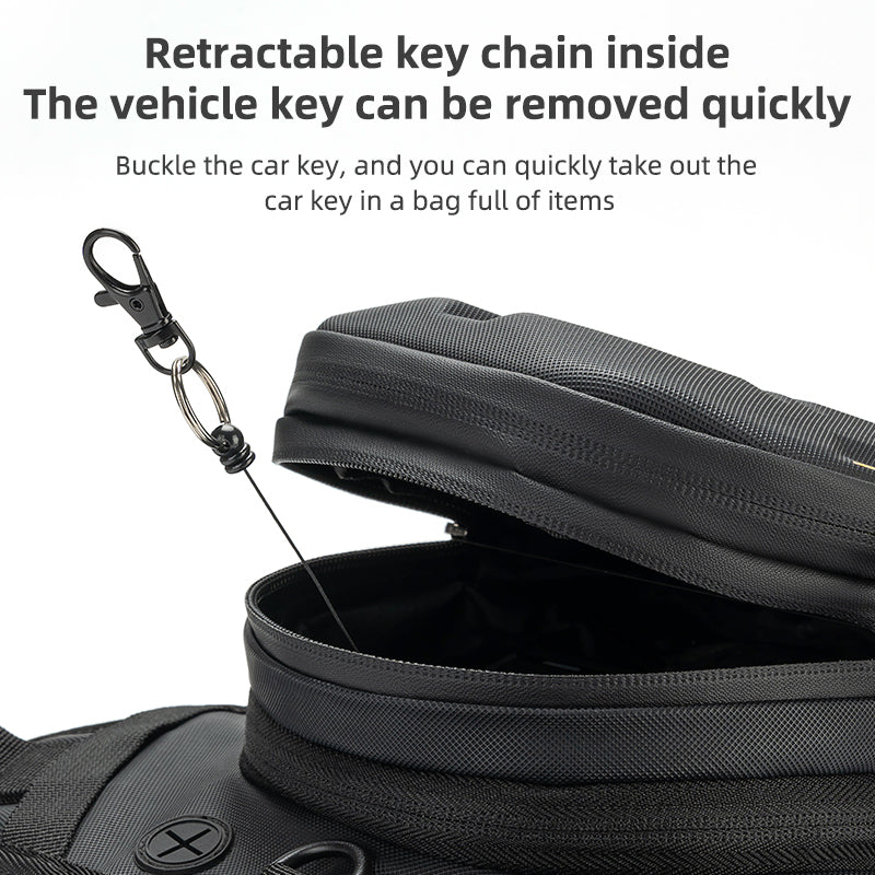 ROCKBROS Waterproof Motorcycle Leg Bag: Multifunctional Magnetic Backpack