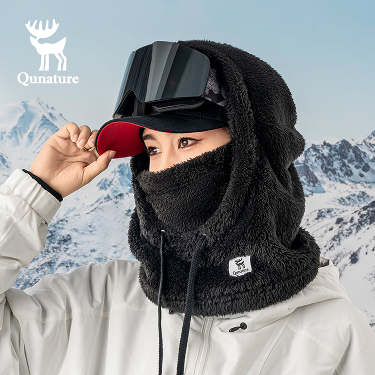 Qunature Ski Full Face Mask Thermal Windproof Neck Warmer Winter Outdoor Sports Unisex