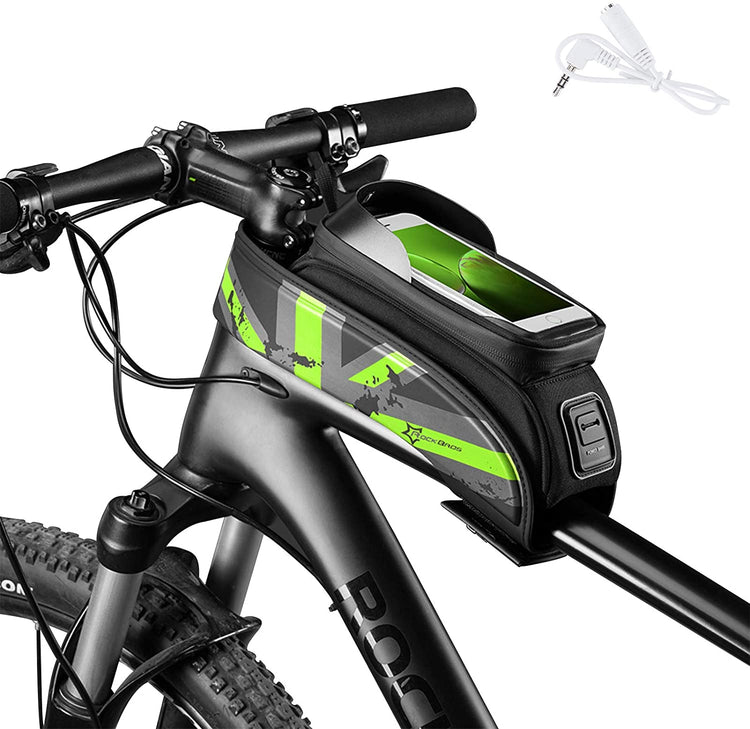 Rockbros-Bike Phone Bag Bike Front Frame Bag Sensitive Touch Screen