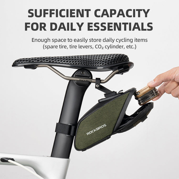 ROCKBROS Bicycle Bike Cycling Tail Bag With Mudguard Quick Release Saddle Bag
