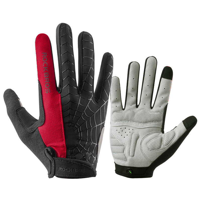 Rockbros-Full Finger Cycling Gloves Touchscreen Gloves  Full Finger Sports Gloves Running Gloves
