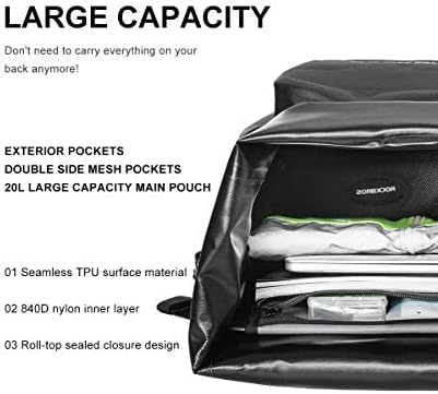ROCKBROS Pro Cycling Saddlebag in Grey or Black - Single/Pair