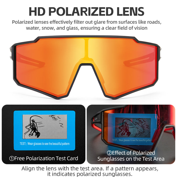 ROCKBROS Cycling Sunglasses Photochromic/Polarised Bicycle Riding Sports Glasses UV400