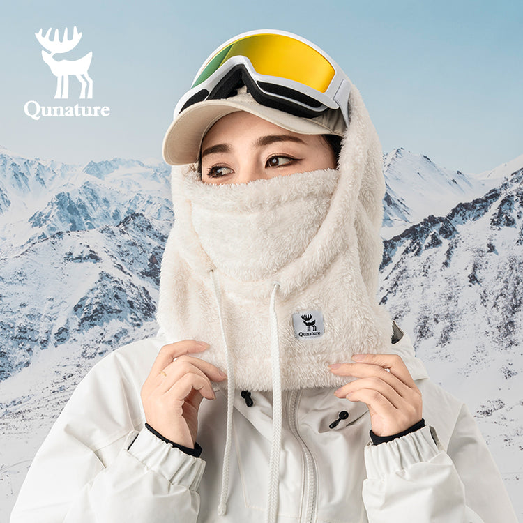 Qunature Ski Full Face Mask Thermal Windproof Neck Warmer Winter Outdoor Sports Unisex