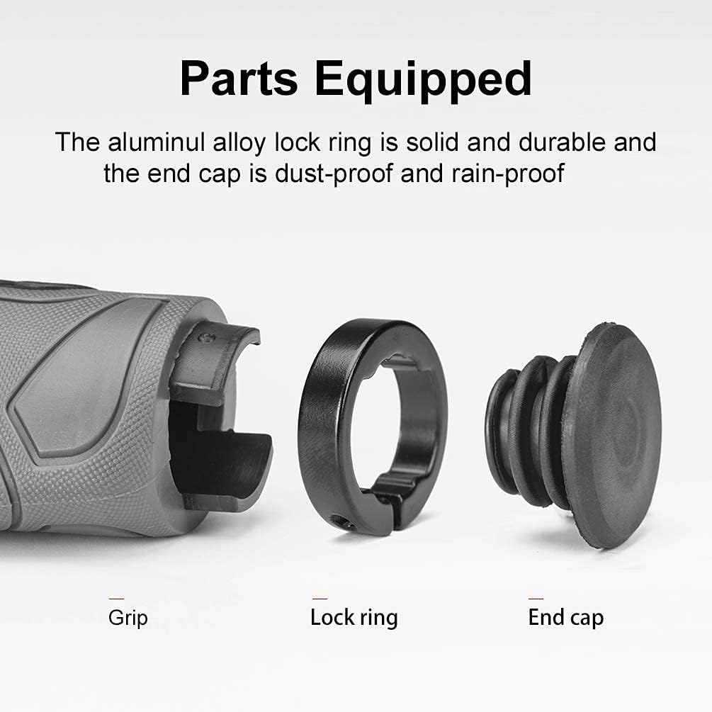 Double Lock Rubber Handlebar Grips