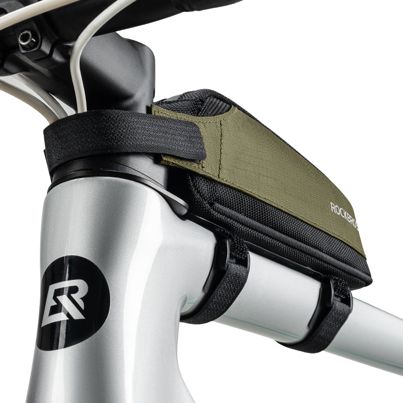 ROCKBROS Bicycle Top Tube Bag Cycling MTB Bike Frame Bag Waterproof Reflective