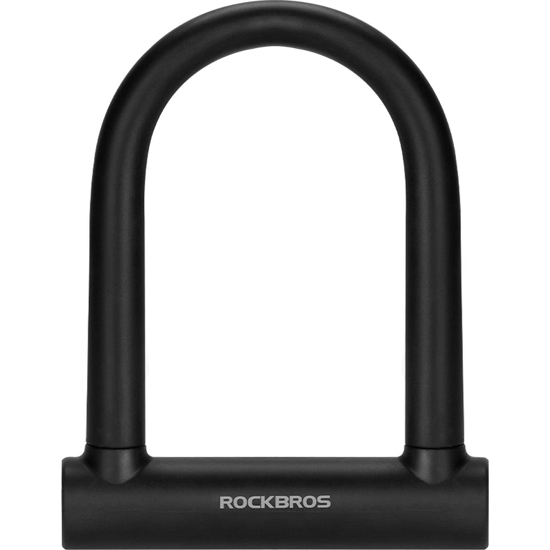 ROCKBROS Cycling Bicycle U Lock Anti-Theft Security Bike Cable Lock 3 Keys
