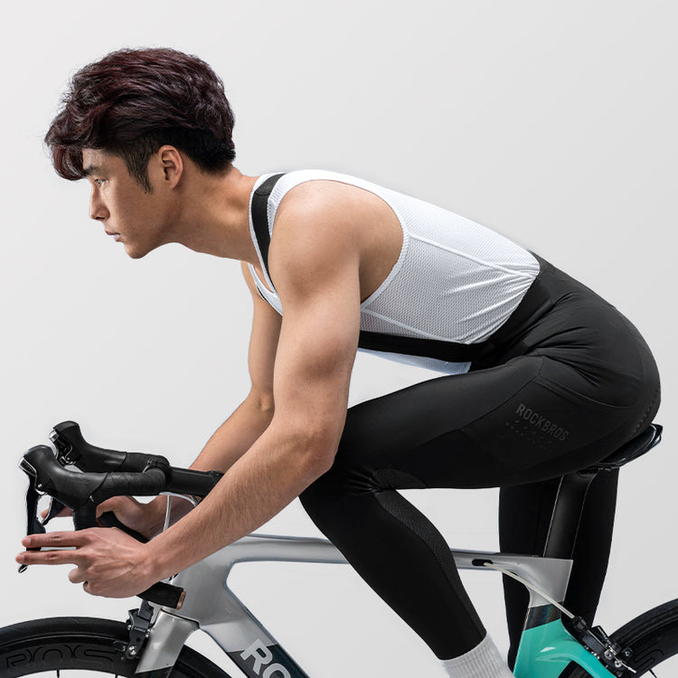ROCKBROS Men Cycling Base Layer Sweat Wicking Stretch Breathable Sporty Vest