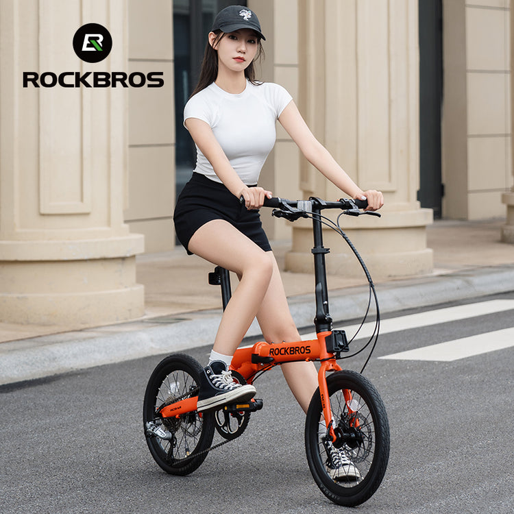 ROCKBROS ACS 16 Inch Folding Bike 9 Speed 11-32T Cassette Disc Brake