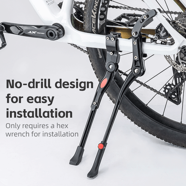 ROCKBROS Bicycle Kickstand MTB Mountain Bike Foot Parking Stand Fits 22-27in 700C