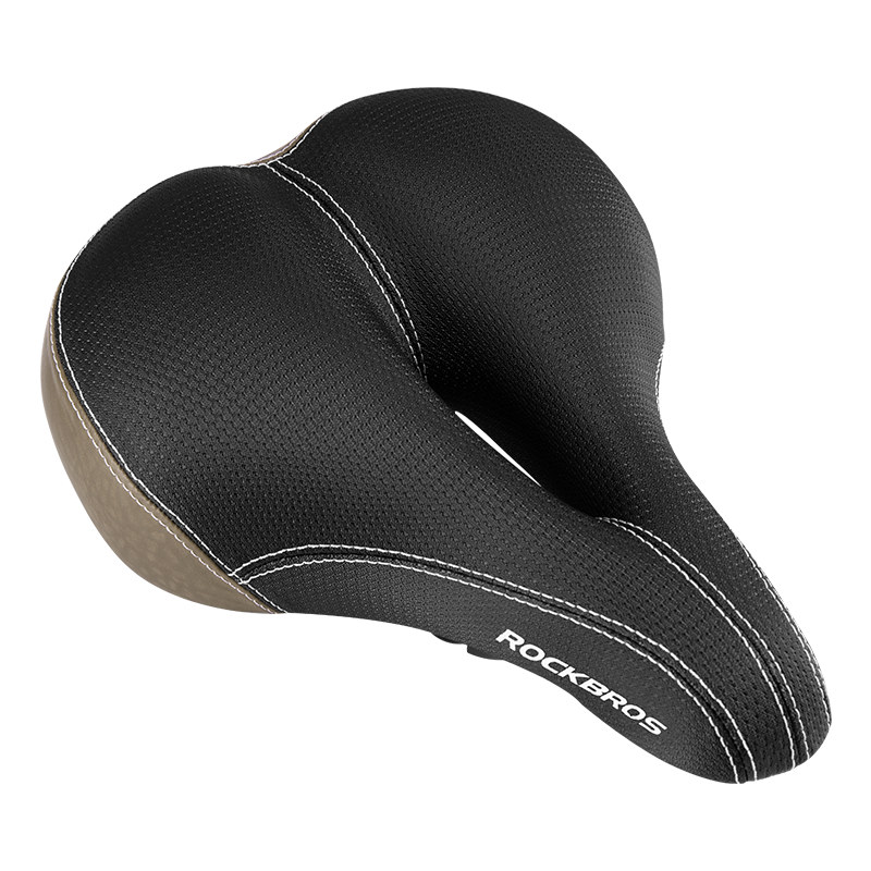 ROCKBROS Bicycle Bike Saddle Seat with Taillight Breathable Shockproof Soft Cushion