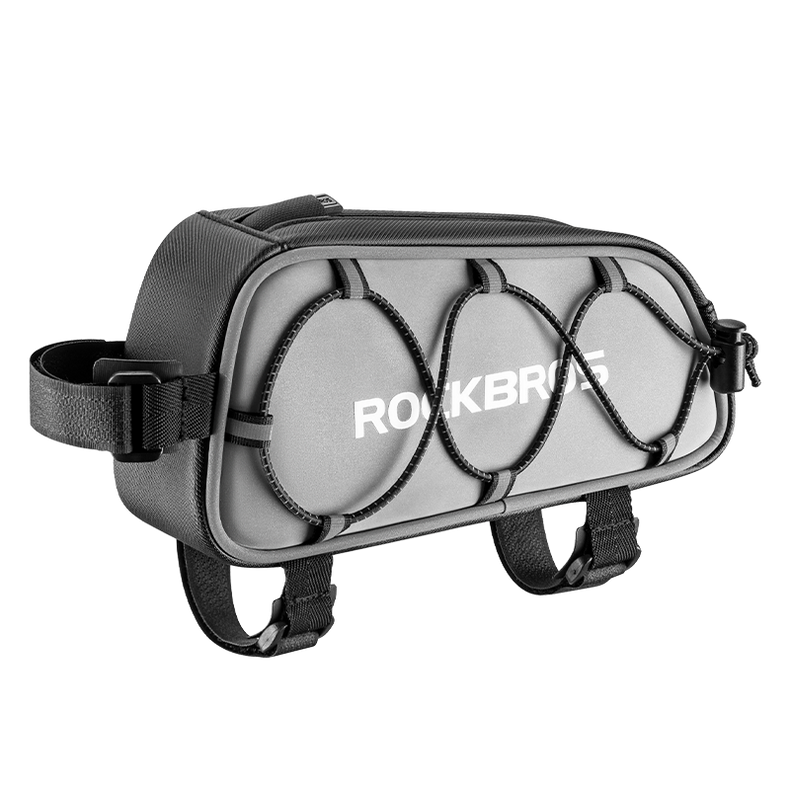 ROCKBROS Bicycle Top Tube Bag Cycling Road Bike Frame Bag Waterproof Reflective
