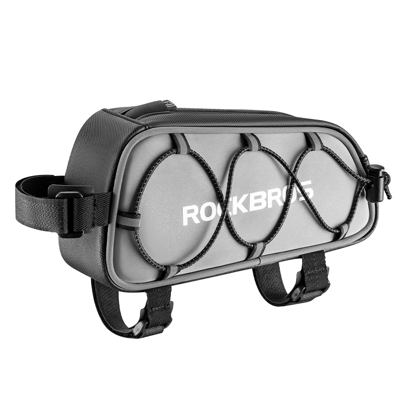 ROCKBROS Bicycle Top Tube Bag Cycling Road Bike Frame Bag Waterproof Reflective