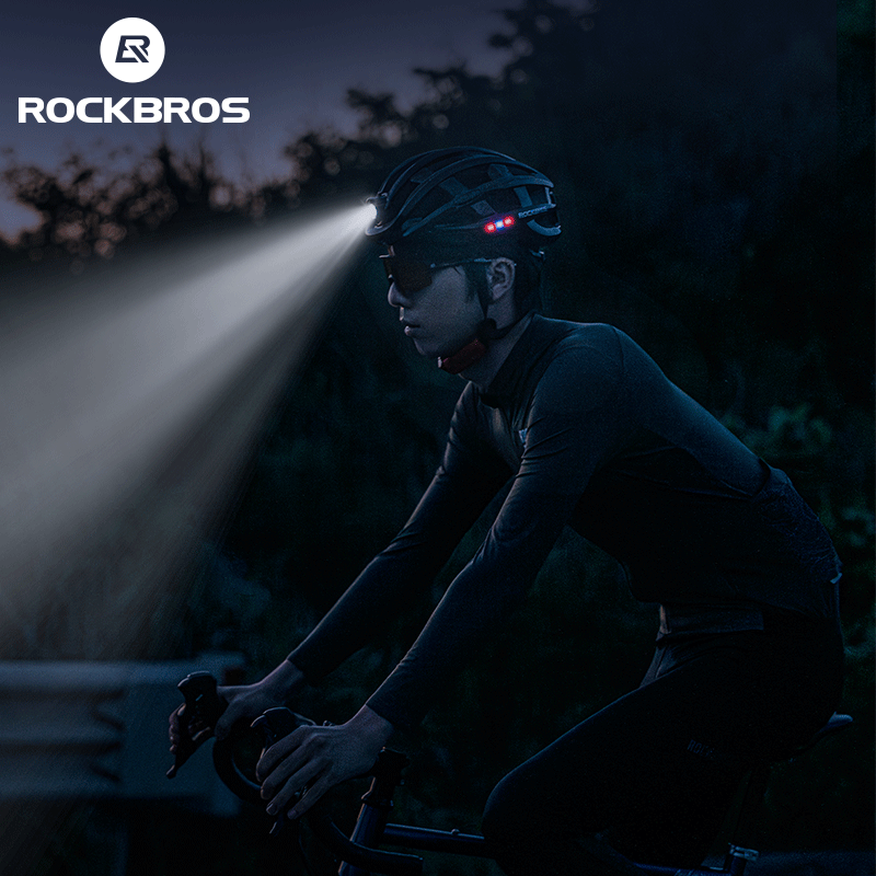 RockBros MTB Road Bike Helmet Light Outdoor Night Cycling Ultralight EPS