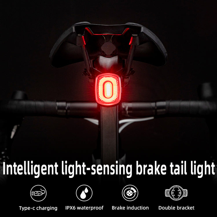 ROCKBROS Cycling Front Light Tail Light Combination Bike 1000LM Headlight Smart Sensing Brake Taillight Waterproof Lamps