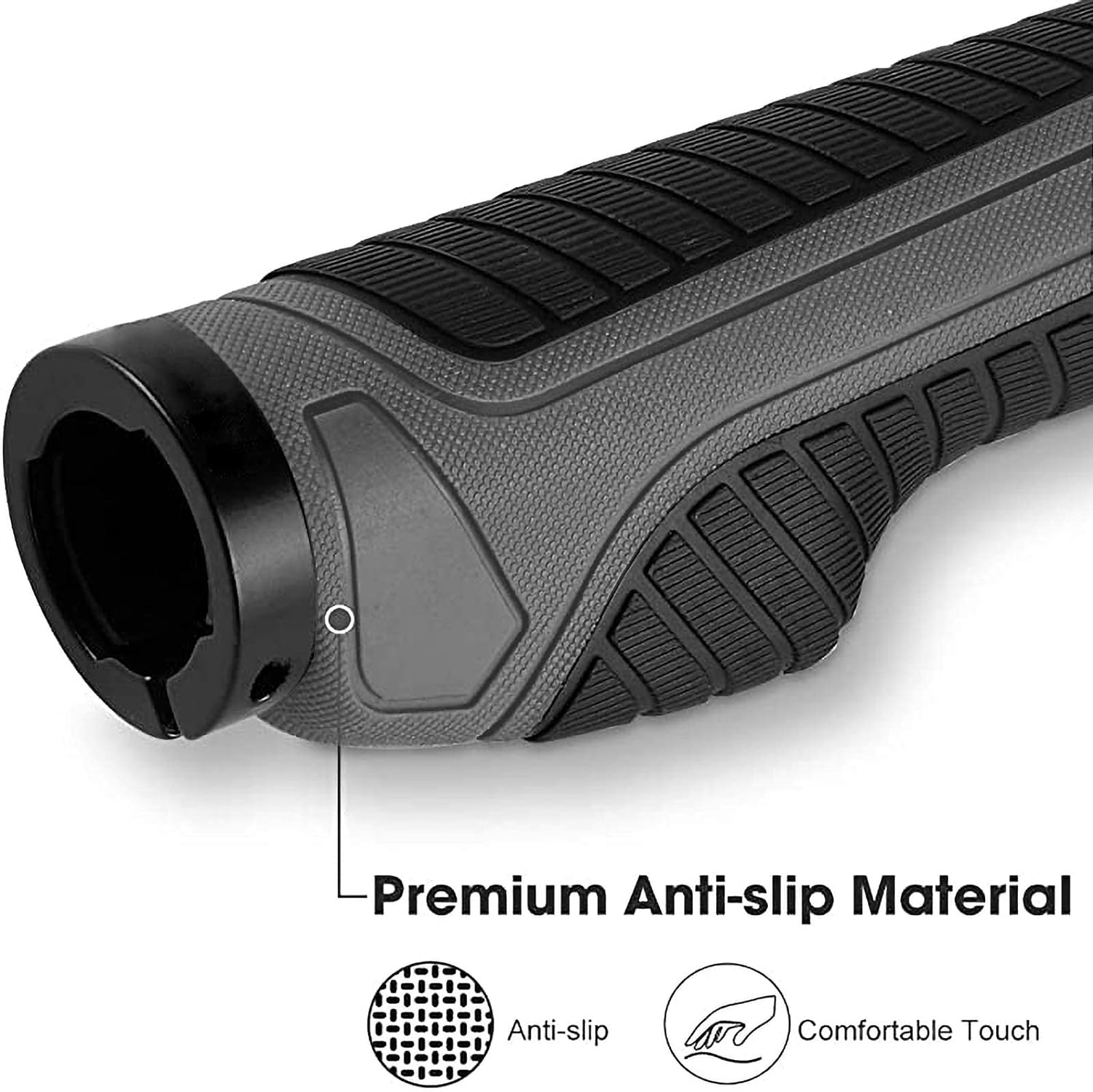 Double Lock Rubber Handlebar Grips