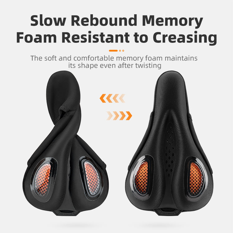 ROCKBROS Bicycle Bike Saddle Seat Cover Silicone Gel Shockproof Breathable