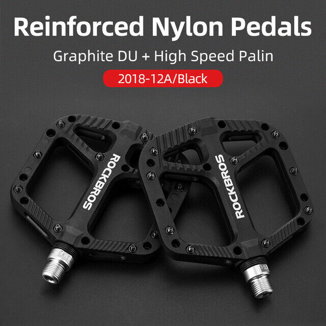 ROCKBROS Extra Large Bike Pedals in Various Colours (Pair)