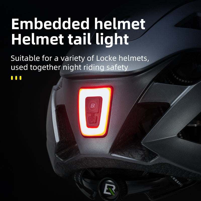 ROCKBROS Compact Red Helmet Light TT30-WD