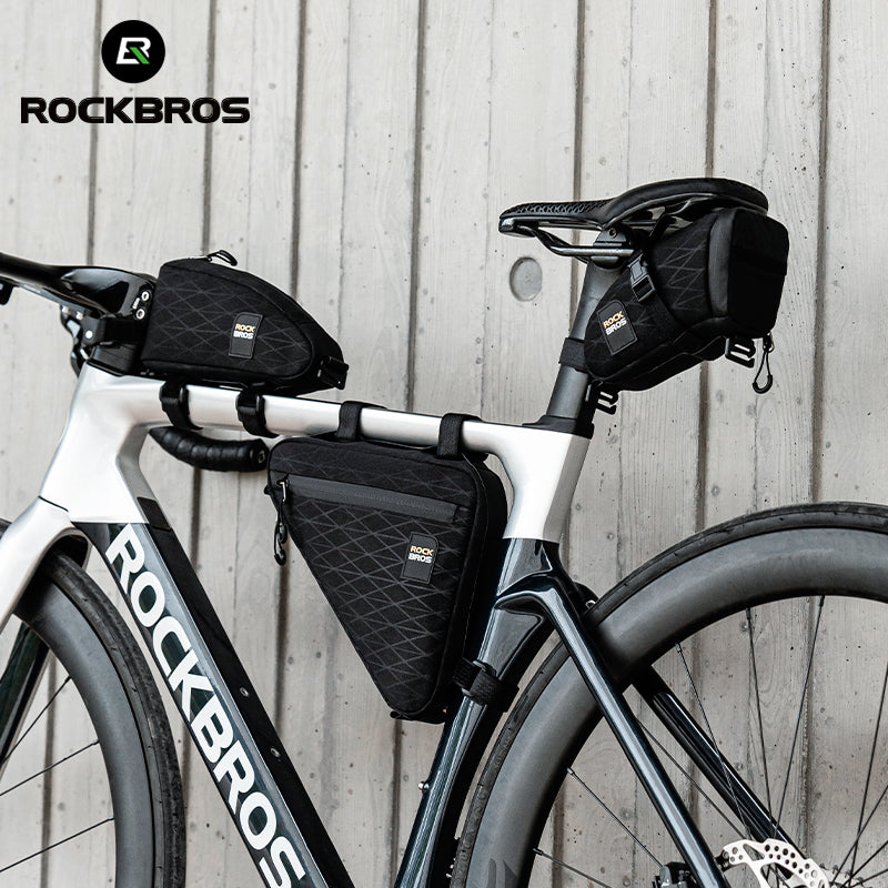 ROCKBROS Bicycle Combination Bags Set Cycling Top Tube/Triangle/Saddle Bags Set